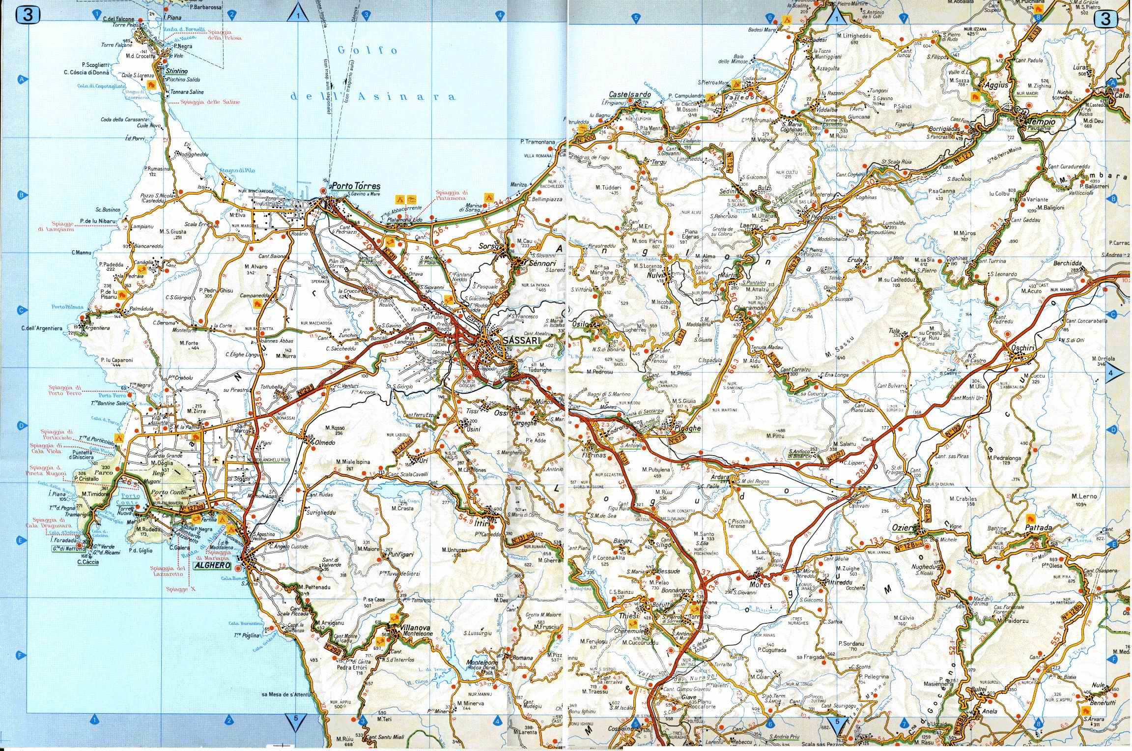 Szardinia északnyugati része